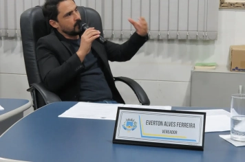 Foto - Sessão ordinária da Câmara Municipal de Echaporã do dia 22 de abril de 2026.
