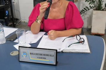 Foto - Sessão ordinária da Câmara Municipal de Echaporã de 3 de março de 2026