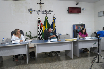 Foto - Sessão ordinária da Câmara Municipal de Echaporã do dia 16 de setembro de 2025.