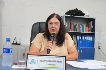 Foto - Sessão ordinária da Câmara Municipal de Echaporã de 7 de abril de 2026.