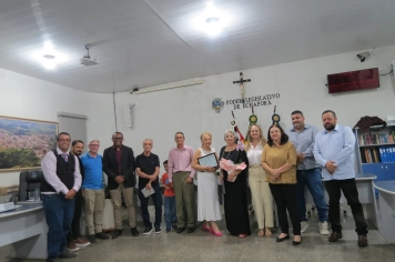 Foto - Sessão ordinária da Câmara Municipal de Echaporã do dia 5 de maio de 2026.