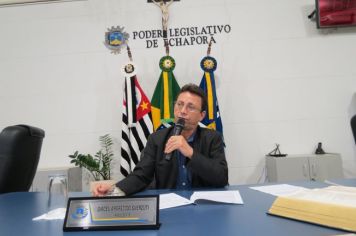 Foto - Sessão ordinária  da Câmara Municipal de Echaporã do dia 15 de outubro de 2024