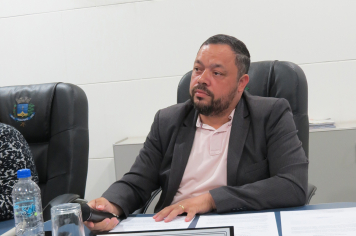 Foto - Sessão ordinária da Câmara Municipal de Echaporã do dia 7 de outubro de 2025.