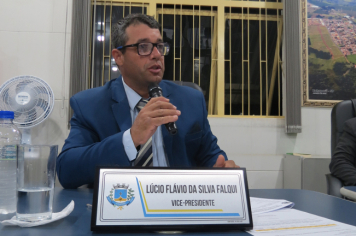 Foto - Sessão ordinária da Câmara Municipal de Echaporã do dia 1 de julho de 2025.