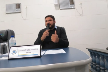 Foto - Sessão ordinária da Câmara Municipal de Echaporã do dia 19 de maio de 2026.