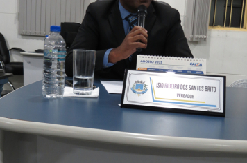 Foto - Sessão ordinária da Câmara Municipal de Echaporã do dia 2 de setembro de 2025.