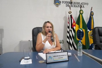 Foto - Sessão ordinária da Câmara Municipal de Echaporã de 19 de fevereiro de 2026