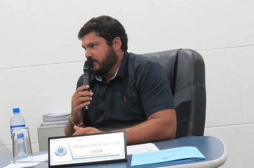 Foto - Sessão ordinária da Câmara Municipal de Echaporã do dia 22 de abril de 2026.