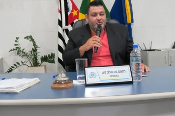 Foto - Sessão ordinária da Câmara Municipal de Echaporã de 18 de novembro de 2025.