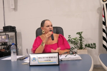 Foto - Sessão ordinária da Câmara Municipal de Echaporã de 3 de março de 2026