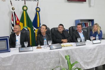 Foto - Sessão solene da Câmara Municipal de Echaporã do dia 25 de julho de 2024