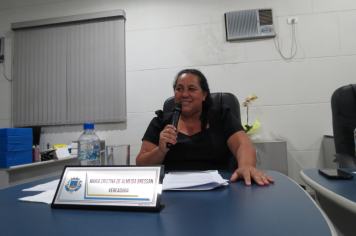 Foto - Sessão ordinária da Câmara Municipal de Echaporã do dia 2 de setembro de 2025.