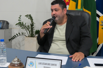 Foto - Sessão ordinária da Câmara Municipal de Echaporã do dia 21 de outubro de 2025.