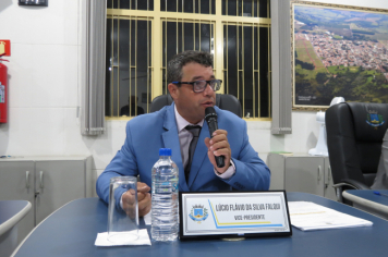 Foto - Sessão ordinária da Câmara Municipal de Echaporã do dia 2 de setembro de 2025.