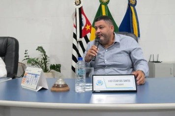 Foto - Sessão ordinária da Câmara Municipal de Echaporã do dia 5 de maio de 2026.