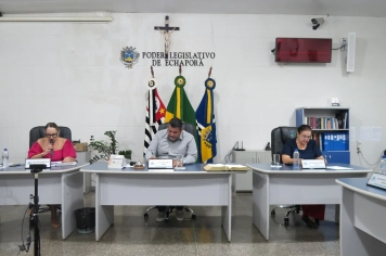 Foto - Sessão ordinária da Câmara Municipal de Echaporã de 3 de março de 2026