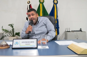 Foto - Sessão ordinária da Câmara Municipal de Echaporã de 19 de fevereiro de 2026