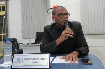 Foto - Sessão ordinária da Câmara Municipal de Echaporã do dia 16 de setembro de 2025.