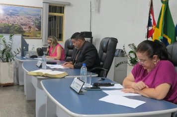 Foto - Sessão ordinária da Câmara Municipal de Echaporã do dia 4 de novembro de 2025.