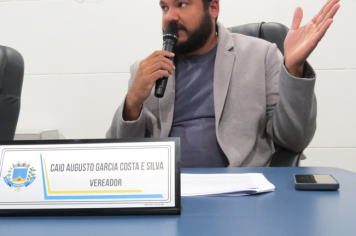 Foto - Sessão ordinária do dia 5 de agosto de 2025.