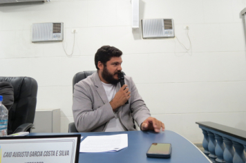 Foto - Sessão ordinária da Câmara Municipal de Echaporã do dia 19 de agosto de 2025.