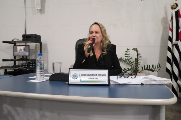 Foto - Sessão ordinária da Câmara Municipal de Echaporã do dia 21 de outubro de 2025.