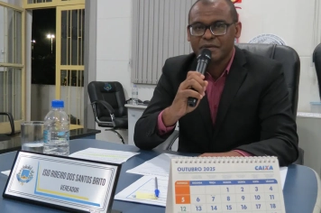 Foto - Sessão ordinária da Câmara Municipal de Echaporã de 18 de novembro de 2025.