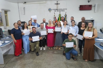 Foto - Sessão ordinária da Câmara Municipal de Echaporã de 3 de março de 2026