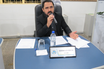 Foto - Sessão ordinária da Câmara Municipal de Echaporã do dia 7 de outubro de 2025.