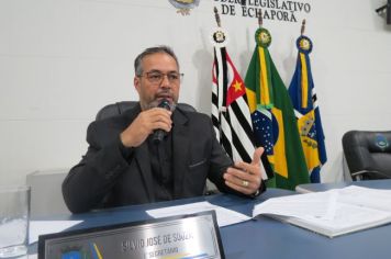 Foto - Sessão ordinária  da Câmara Municipal de Echaporã do dia 6 de agosto de 2024