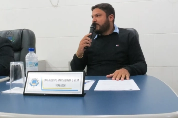 Foto - Sessão ordinária da Câmara Municipal de Echaporã do dia 19 de maio de 2026.