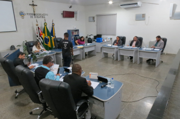Foto - Sessão ordinária da Câmara Municipal de Echaporã do dia 7 de outubro de 2025.