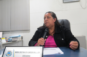 Foto - Sessão ordinária da Câmara Municipal de Echaporã do dia 1 de julho de 2025.