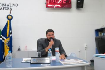 Foto - Sessão ordinária da Câmara Municipal de Echaporã do dia 3 de novembro de 2022