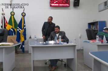 Foto - Sessão ordinária da Câmara Municipal de Echaporã do dia 3 de novembro de 2022