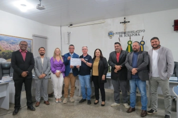 Foto - Sessão ordinária da Câmara Municipal de Echaporã de 18 de novembro de 2025.