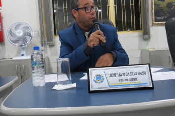 Foto - Sessão ordinária da Câmara Municipal de Echaporã do dia 19 de agosto de 2025.