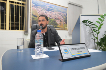 Foto - Sessão ordinária da Câmara Municipal de Echaporã do dia 1 de julho de 2025.