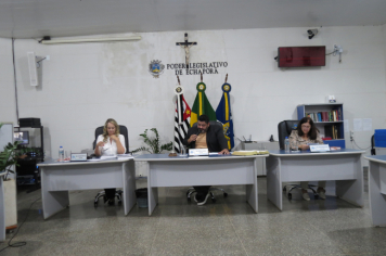 Foto - Sessão ordinária da Câmara Municipal de Echaporã do dia 19 de agosto de 2025.