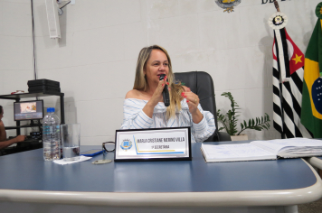 Foto - Sessão ordinária da Câmara Municipal de Echaporã do dia 16 de setembro de 2025.