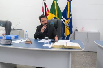 Foto - Sessão ordinária da Câmara Municipal de Echaporã do dia 3 de novembro de 2022