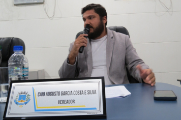 Foto - Sessão ordinária da Câmara Municipal de Echaporã do dia 19 de agosto de 2025.