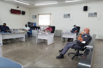 Foto - Reunião para ações contra o covid-19