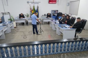 Foto - Sessão ordinária  da Câmara Municipal de Echaporã do dia 21 de maio de 2024