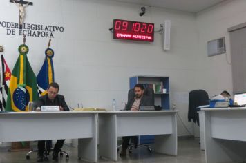 Foto - Sessão ordinária  da Câmara Municipal de Echaporã do dia 20 de fevereiro de 2024
