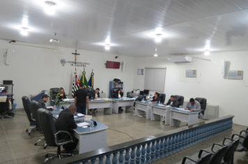 Foto - Sessão ordinária da Câmara Municipal de Echaporã do dia 21 de outubro de 2025.