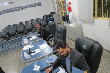 Foto - Sessão ordinária da Câmara Municipal de Echaporã do dia 21 de outubro de 2025.