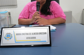 Foto - Sessão ordinária da Câmara Municipal de Echaporã do dia 16 de setembro de 2025.