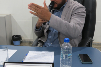 Foto - Sessão ordinária da Câmara Municipal de Echaporã do dia 21 de outubro de 2025.