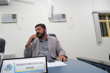 Foto - Sessão ordinária da Câmara Municipal de Echaporã do dia 16 de setembro de 2025.